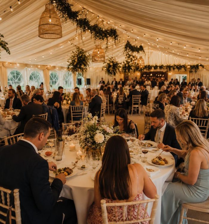 marquee wedding reception